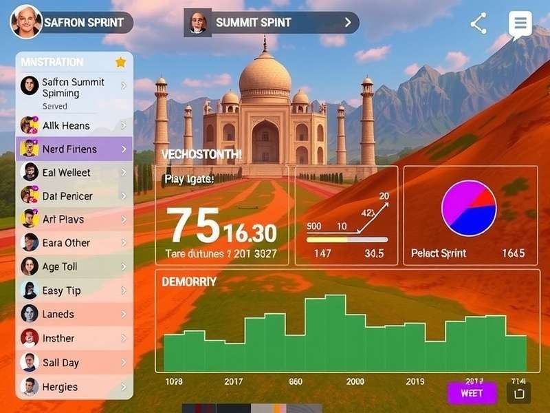 Saffron Summit Sprint vehicle customization interface